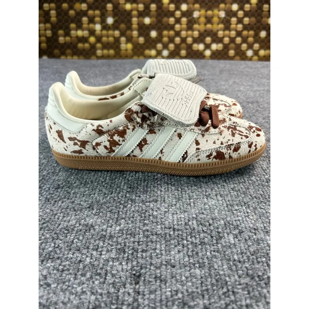 Adidas Samba LT W Cow Print Pony Hair Mary Jane Shoes Women's 5.5 - Picture 8 of 11